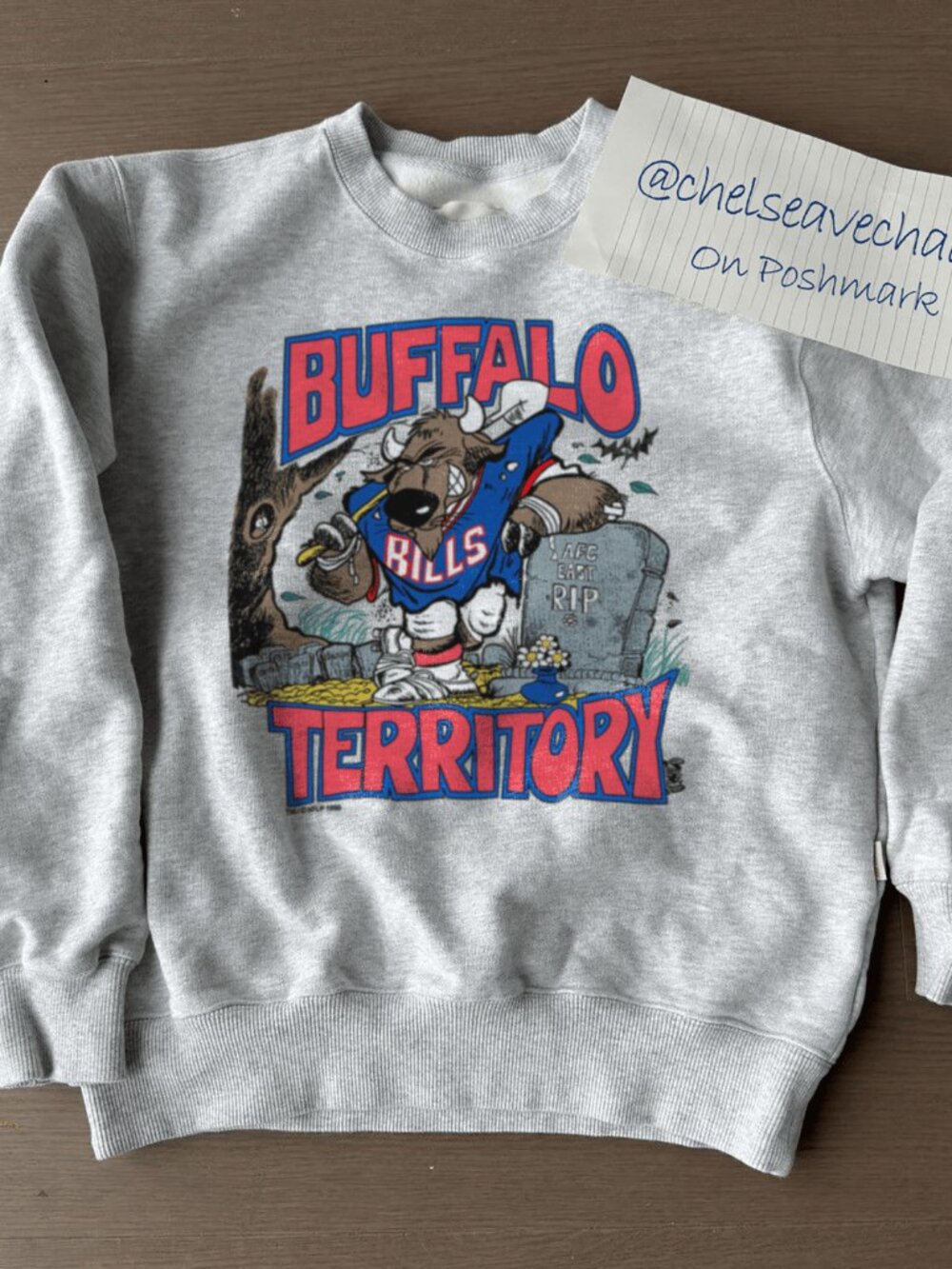 Vintage Buffalo Bills Territory Football Sweatshirt, 90s NFL Buffalo Bills Shirt